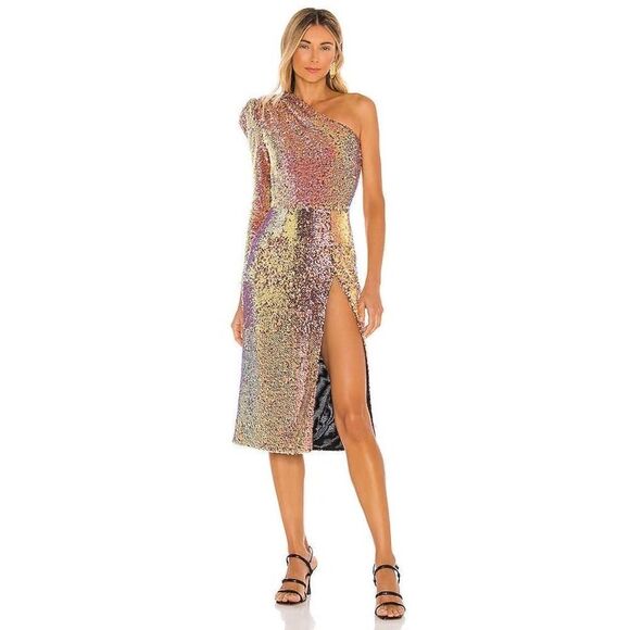 Bronx and Banco Galaxy Midi Dress XL(AU14/US10) - Picture 1 of 5